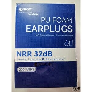 Dison NRR 32dB PU Foam Green Ear plugs ~ 200 pairs